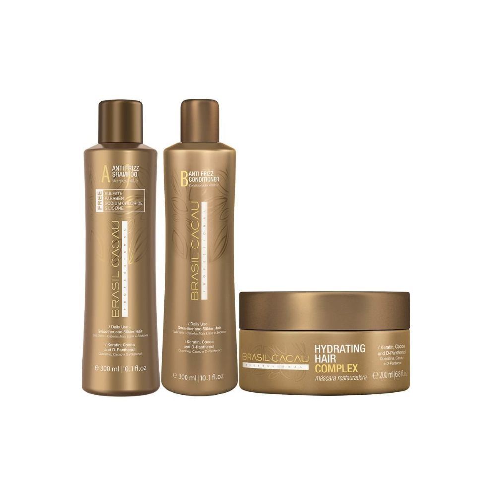 Kit Brasil Cacau sin Sulfato de mantenimiento 3 productos