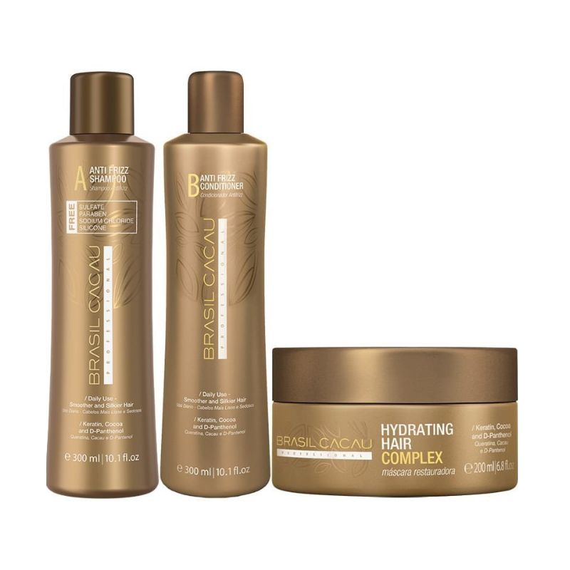 Kit Brasil Cacau sin Sulfato de mantenimiento 3 productos