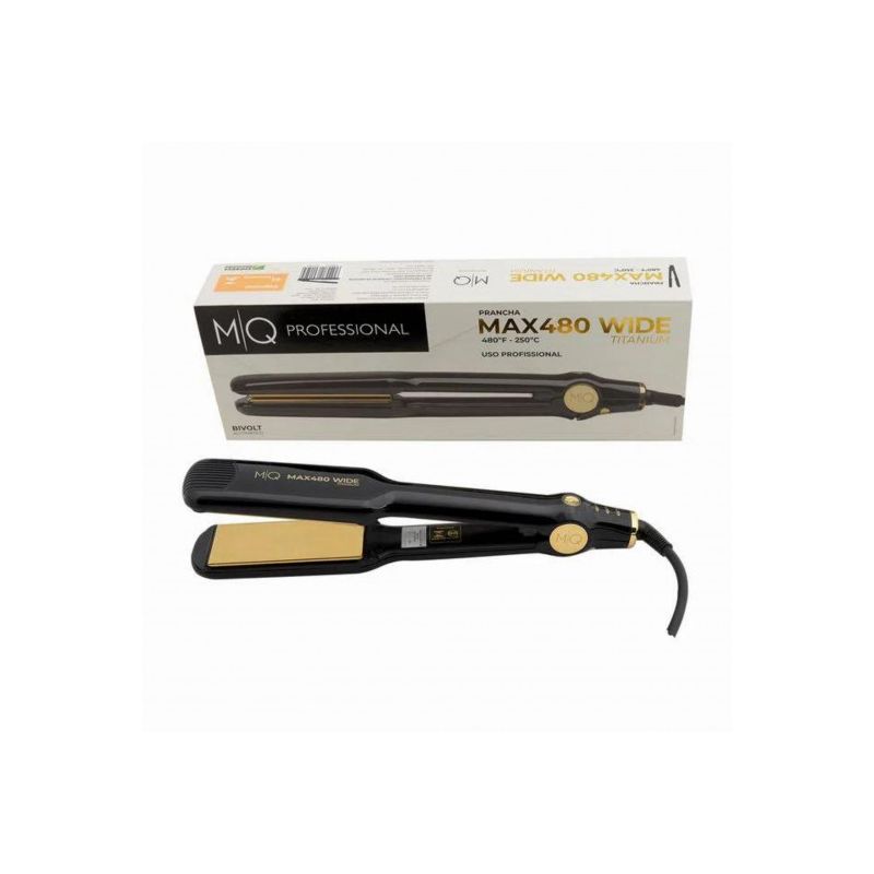 Plancha de pelo MIQ Hair Max Wide Pro 480 Titanio profesional 250°C