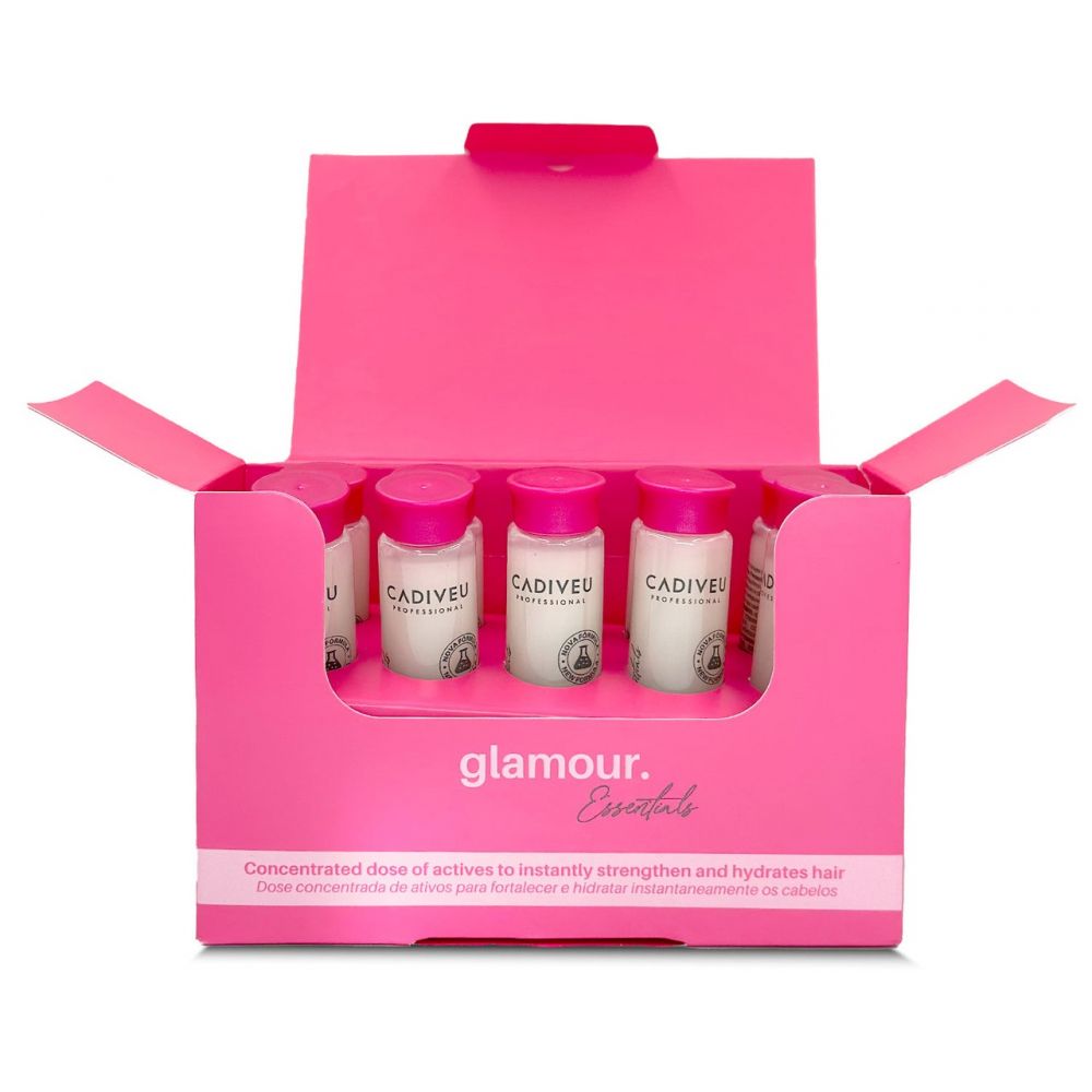 Ampollas Cadiveu Glamour Plus reconstructor inmediato 10x15ml