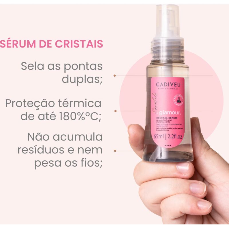Cadiveu Glamour Ruby Cristal liquido lucentezza preziosa 65ml