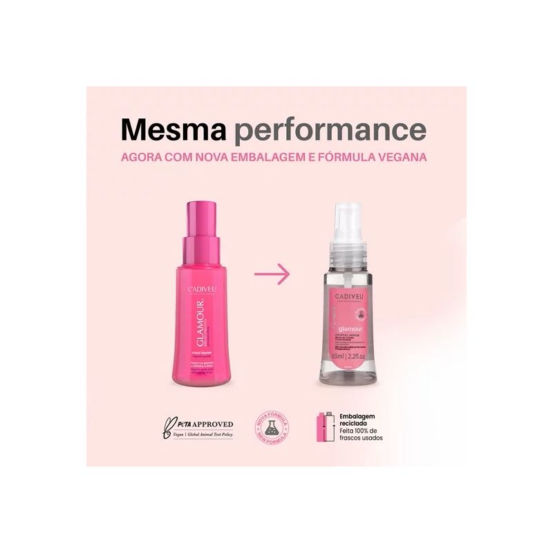 Cadiveu Glamour Ruby Cristal líquido brillo precioso 65ml
