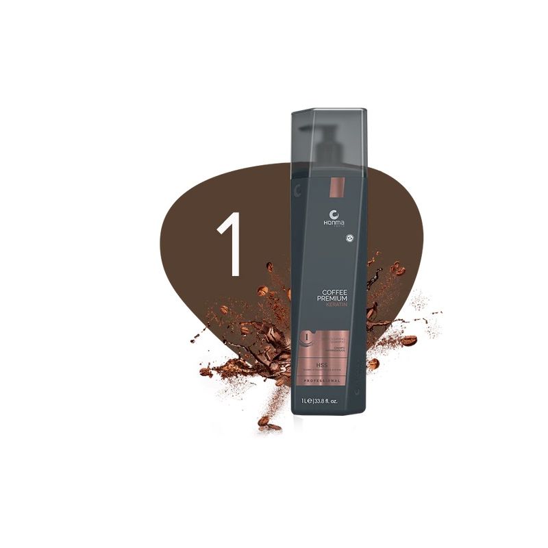 Shampoo Antirresíduos Honma Tokyo Coffee Premium 1000ml