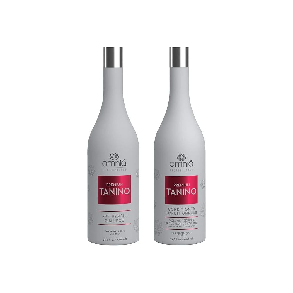 Pack de alisado brasileño Tanino Premium Omniá 2 x 1 L
