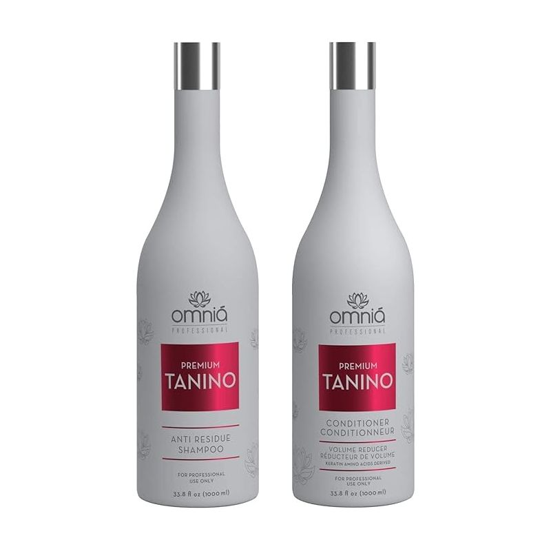 Pack de alisado brasileño Tanino Premium Omniá 2 x 1 L