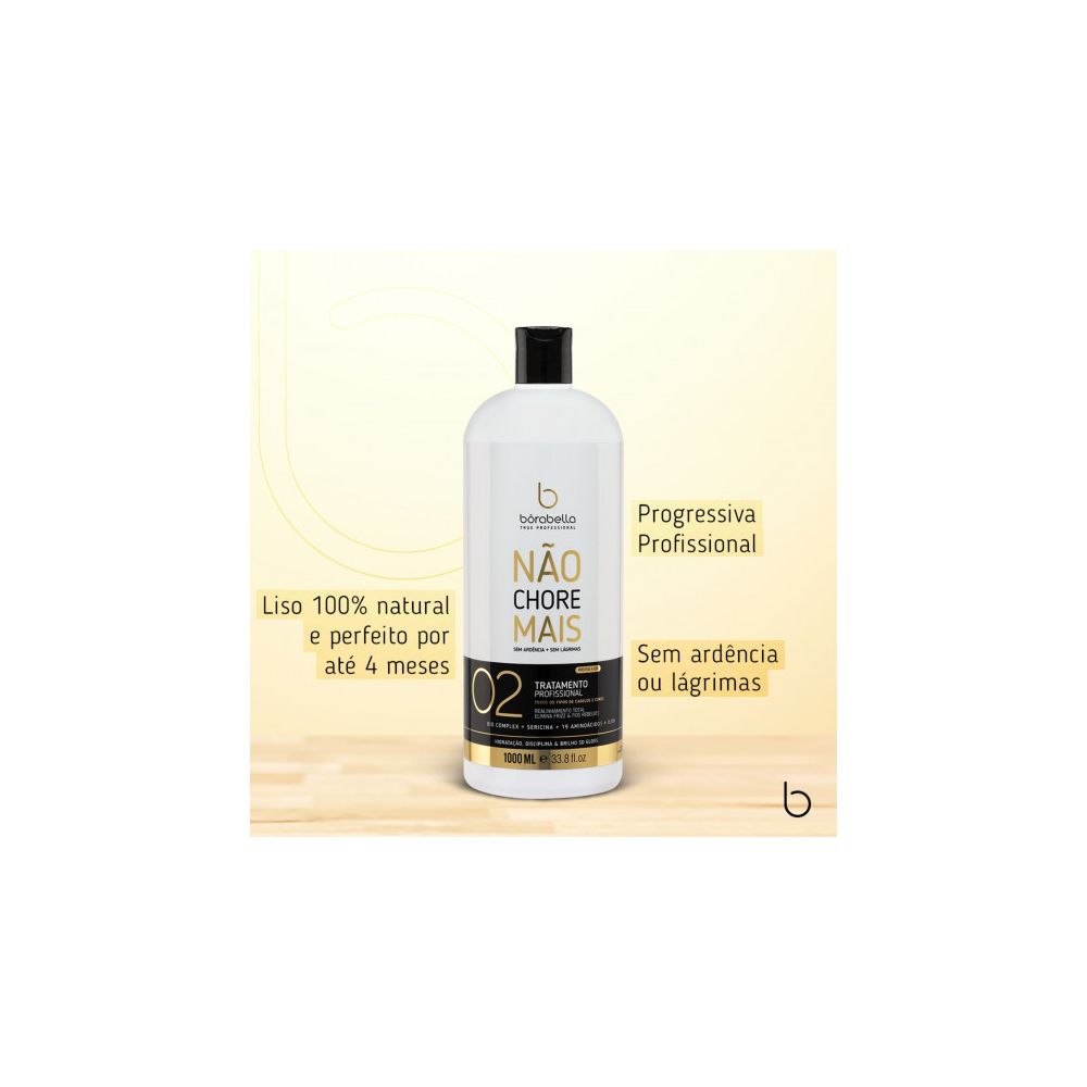 copy of Kit Alisado Brasileño Proteína Não Chore Mais Borabella 2x1 L