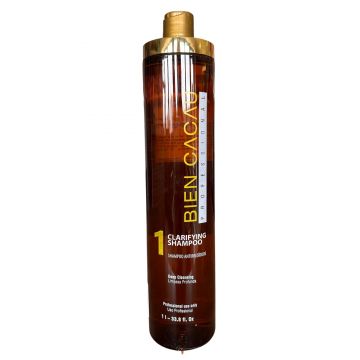 Bien Cacau champú anti-residuos 1L - Paso 1