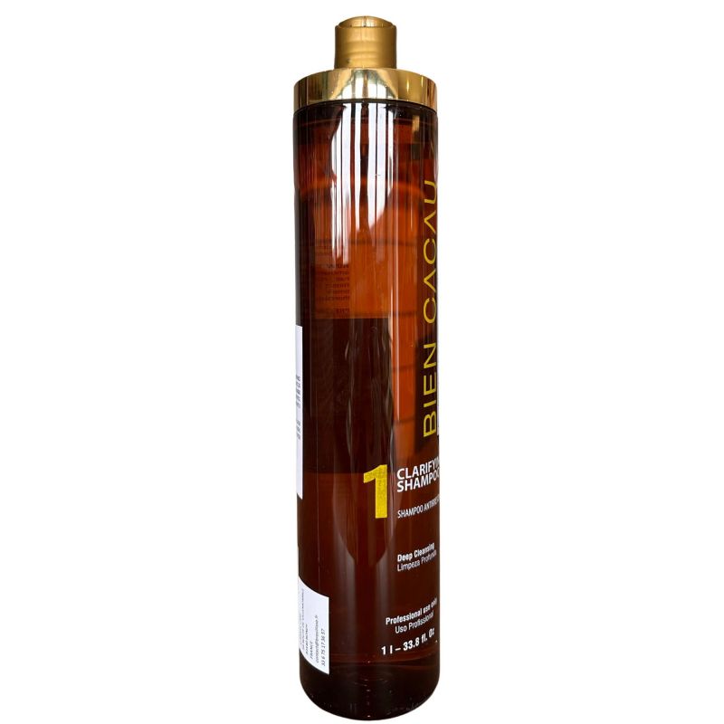 Bien Cacau champú anti-residuos 1L - Paso 1