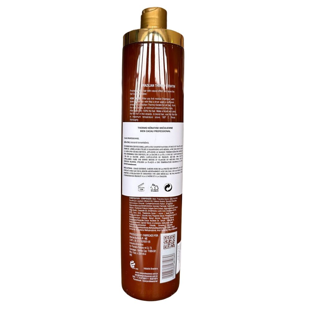 Bien Cacau alisado brasileño 1L - Paso 2