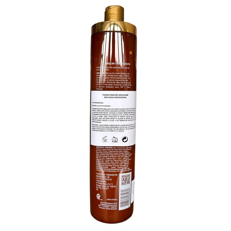 Bien Cacau alisado brasileño 1L - Paso 2