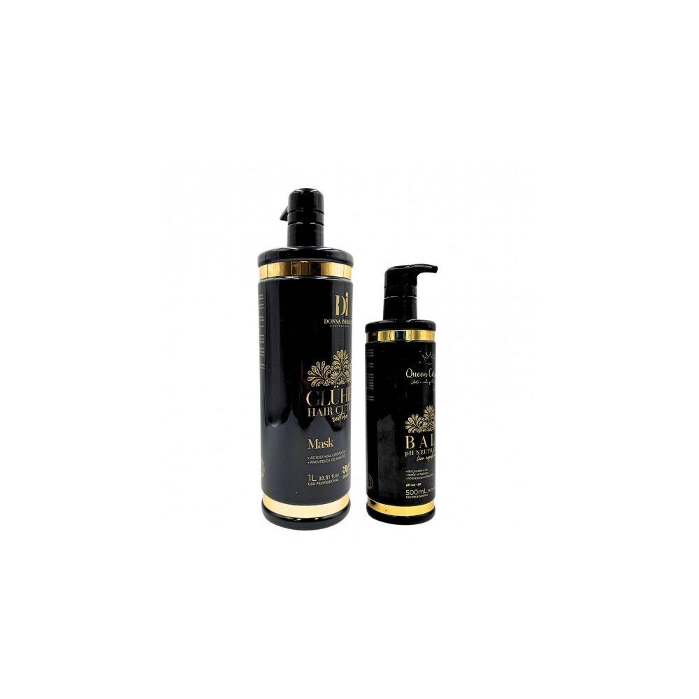 Pack Alisado Indiano Brillo Queen Care Dona Indiana 1L + 500ml