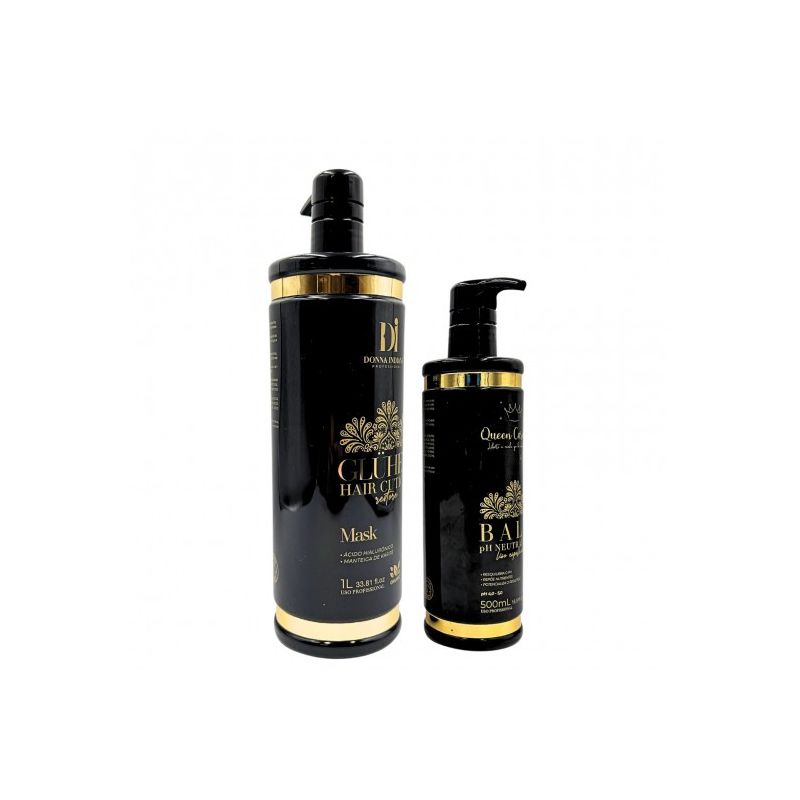 Pack Alisado Indiano Brillo Queen Care Dona Indiana 1L + 500ml