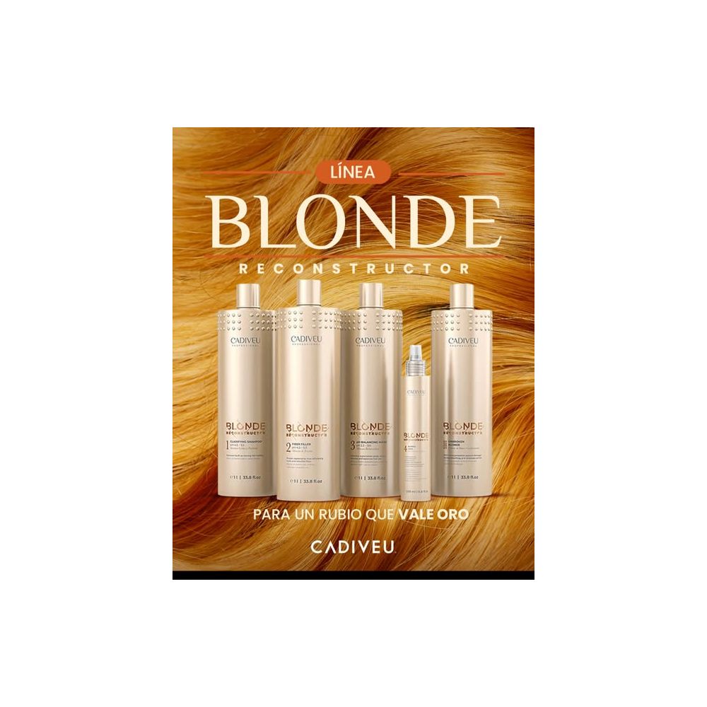 Professsional Kit Blonde Reconstructor - Cadiveu Professional