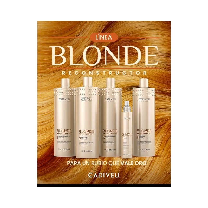 Professsional Kit Blonde Reconstructor - Cadiveu Professional