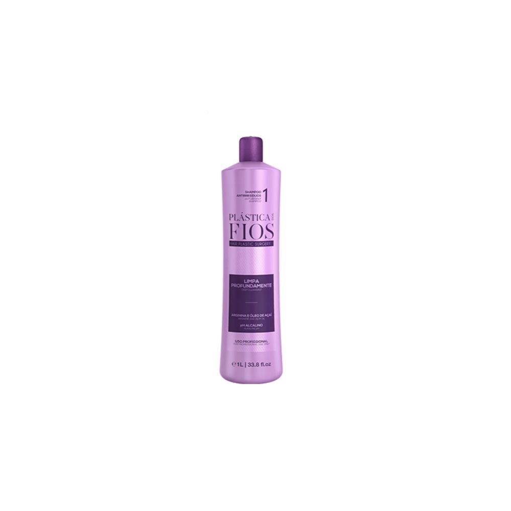Shampoo antiresiduos Cadiveu Plastica dos Fios 1l NOVO