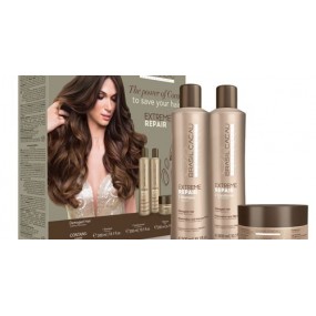 Kit tratamiento de keratina Cadiveu Brasil Cacau Extreme Repair 3 productos