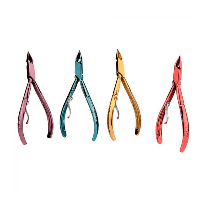 577-C- ALICATE DE CUTICULAS DIVERSAS CORES LILÁS