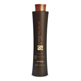 Coffee Premium Alisamento Queratina Honma Tokyo Passo 3 de 1 litro