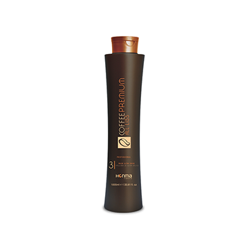 Coffee Premium Alisamento Queratina Honma Tokyo Passo 3 de 1 litro